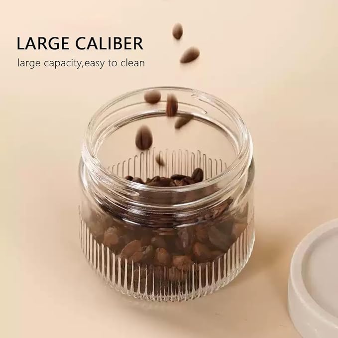 8.5oz Glass Jars with Lids Small Wide Mouth Jar Glass Black Snack Canister for Snack Pudding Yogurt Overnight Oats, 6pack