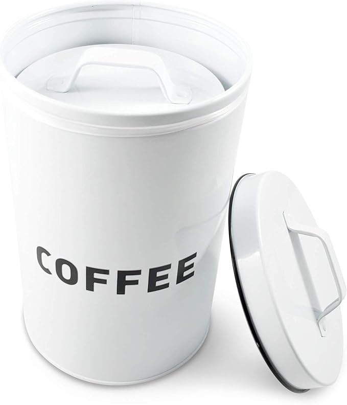 Metal Storage Canisters and Containers for Home and Kitchen Organization, Function, and Decor (Canister Set)
