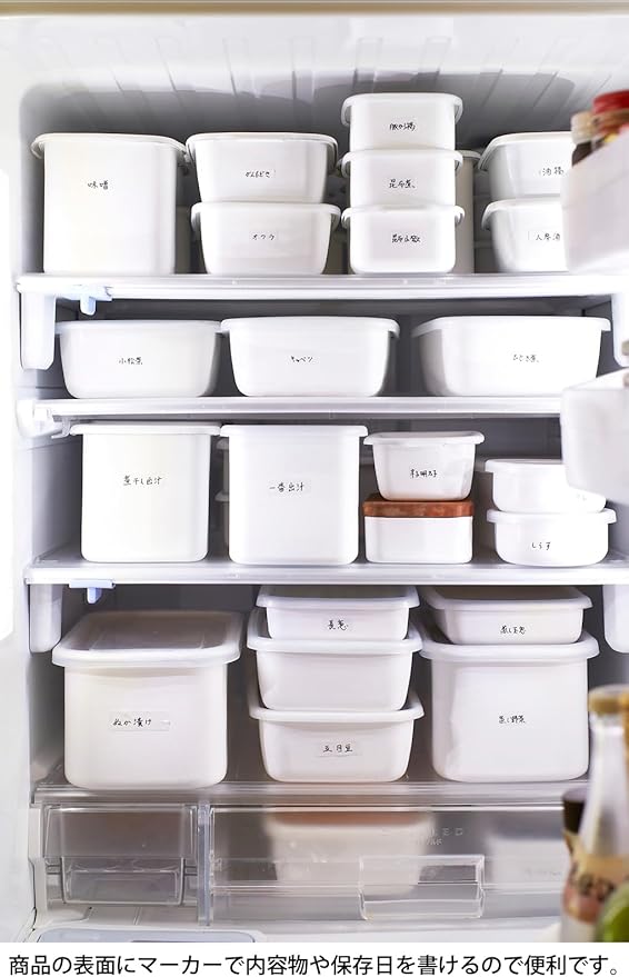 Food Storage Enamel Container 1.4 L made in Japan