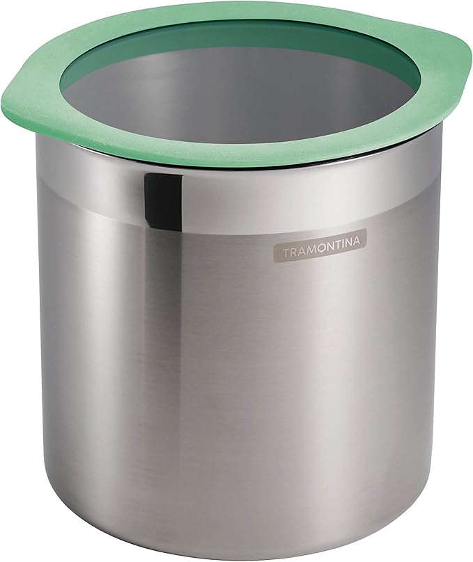 Tramontina 4 Pc Stainless Steel Canister Set Mint Green, 80204/025DS