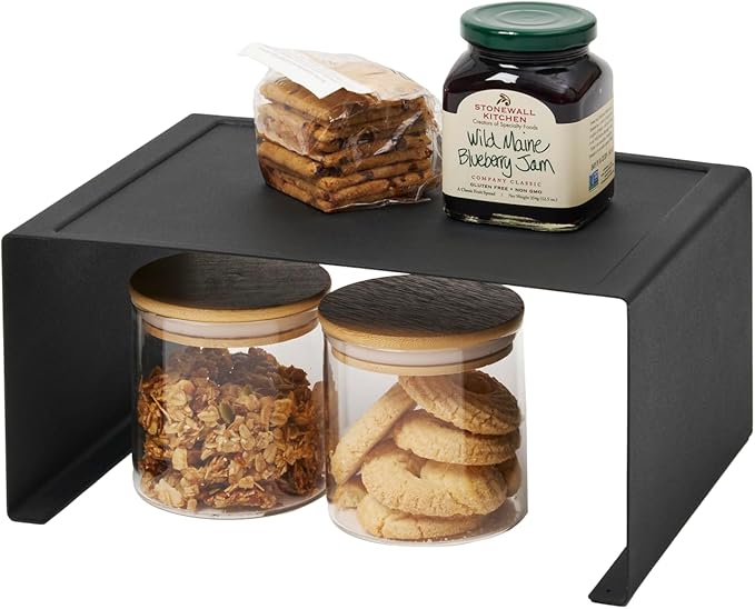 Yamazaki Home Tower Stackable Kitchen Rack – Storage Organizer Counter Shelf Large