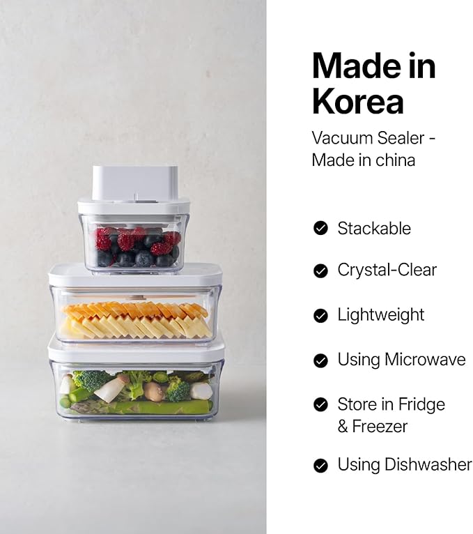 Premium Airtight Food Storage Containers, Mini Rectangular 2pc/set(0.53qt), Smart One-Click Seal Lid, No Hinges, 100% Leak Proof, BPA-FREE, Dishwasher, Freezer & Microwave Safe
