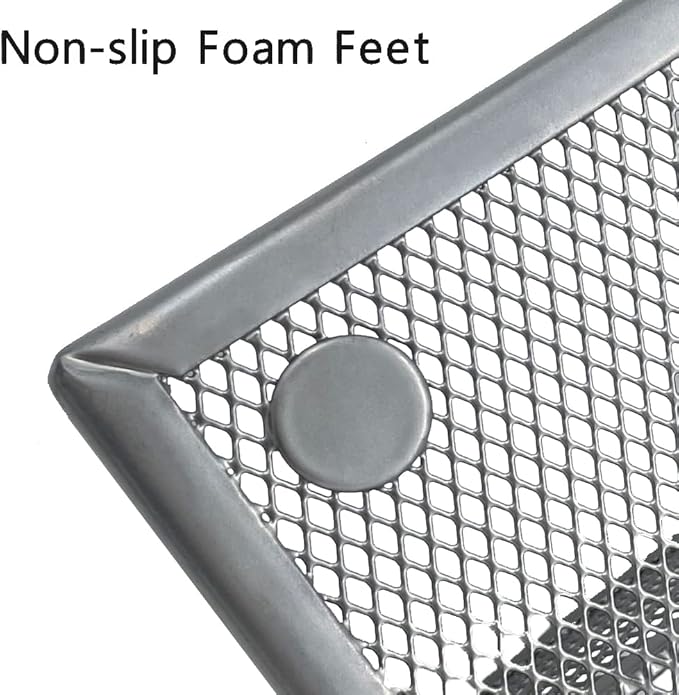 Silverware Tray for Drawer, Silverware Organizer, Metal Drawer Organizer Kitchen Utensils with Foam Feet Multi Compartments Cutlery Organizer in Drawer (SLIVER)