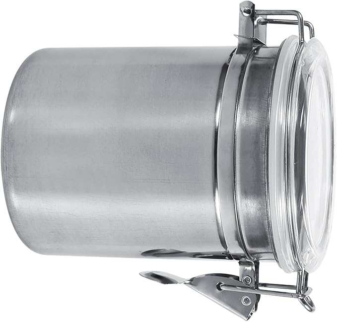 Coffee Canister, 4 Sizes Stainless Steel Kitchen Food Storage Container Bottle Sugar Tea Coffee Beans Canister (large size)