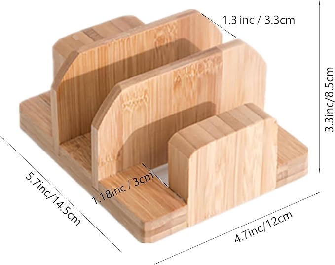 Kunovo Bamboo Pot Lid Holder,Cutting Board Organizer,Baking Sheet/Pan Organizer Rack for Cabinet (GGJ-A)
