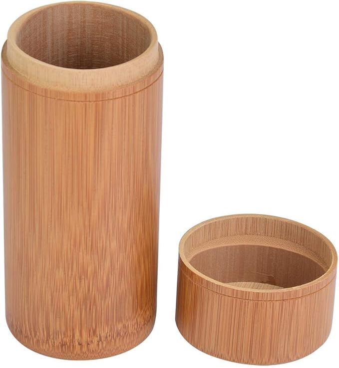 Fdit Portable Tea Canister Travel Food Storage Candy Jar Container Box for Tea Coffee Beans Nuts Spices(M)