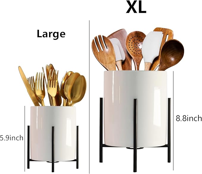 Silverware Holder,Kitchen Utensil Holder,Flatware Organizers With Metal Frame, Mesh Flatware Holder Organizer Perfect for Home, Kitchen, Countertop, Party, Camping, Outdoor and Restaurant