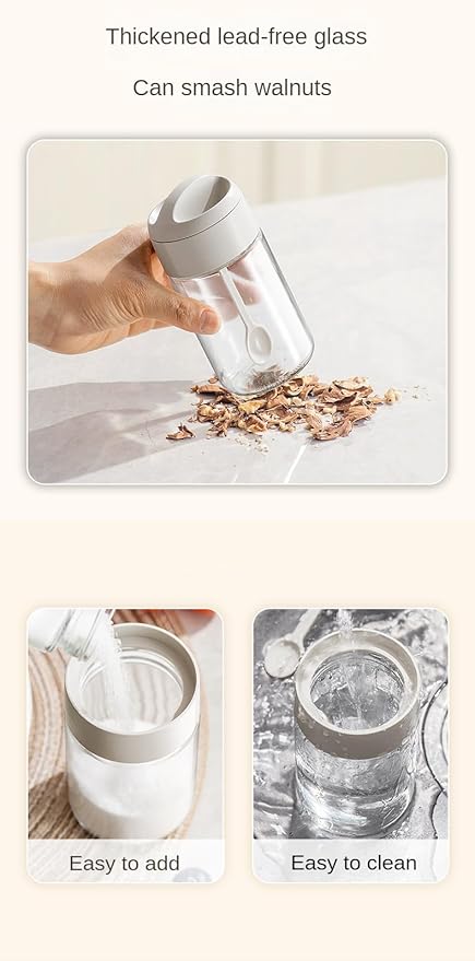 Sugar and Salt Container Set,Glass spice jars with Spoon,8.5 oz Sugar Bowl,for Kitchen Counter Keeping Sugar,Salts,Spice,Sauce