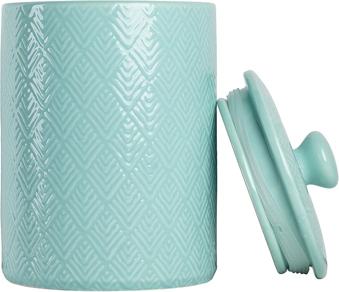 10 Strawberry Street Kitchen Canister, 3 Piece Set, Marquis Blue