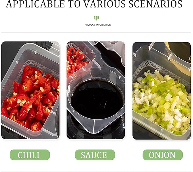 20 PCS Reusable Grab Go Snack Containers, Portable Clear Snack Pack Boxes with Double Compartments Lids for Snacks Condiments