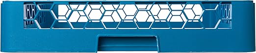 Carlisle FoodService Products Opticlean Flatware Rack Dishwashing Tray for Kitchens and Restaurants, Plastic, 18.25 Inches, Blue