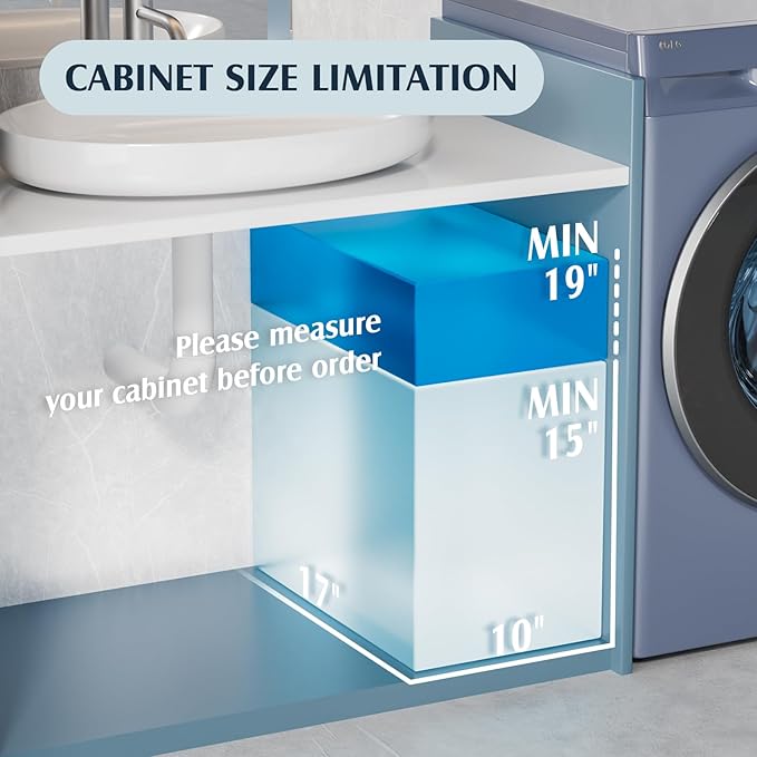 Under Sink Organizer, 2 Pack Under Kitchen Bathroom Cabinet Organizer, 2 Tier Under Bathroom Kitchen Sink Organizer, Adjustable Height Bathroom Kitchen Cabinet Organizers and Storage, Green