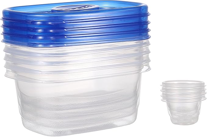 GladWare To Go Snack Food Storage Containers, Medium Rectangle, Holds 24 Ounces of Food, 4 Count - 6 Pack