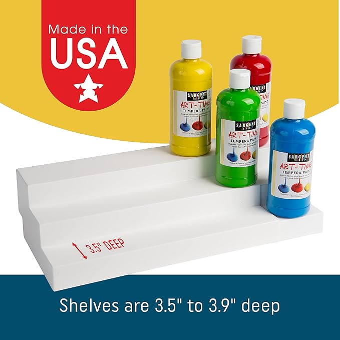 Dial Industries 3 Tier Adjustable Canned Goods Shelves for Kitchen Cabinet and Pantry Organization, Expand A Shelf, Mega
