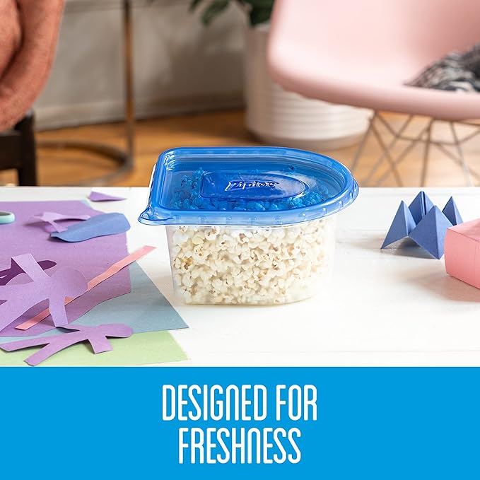 Ziploc Snap N Seal Food Storage Meal Prep Containers, Reusable for Kitchen Organization, Dishwasher Safe, 10 Piece Set, 56 Ounce, Compatible with Amazon Astro (Pack of 2)