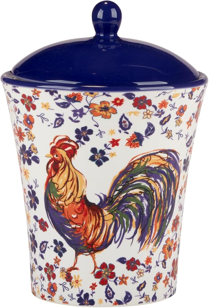 Certified International Morning Rooster Set of 3 Canisters: 54 oz., 64 oz.,92 oz.
