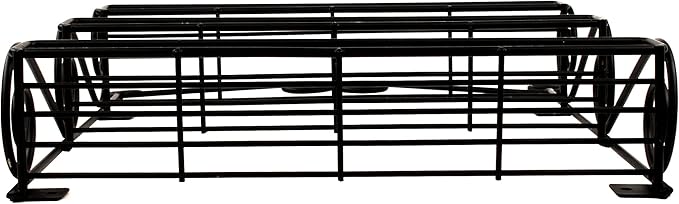 Spectrum Diversified Scroll Spice Wall Mount Rack, Black