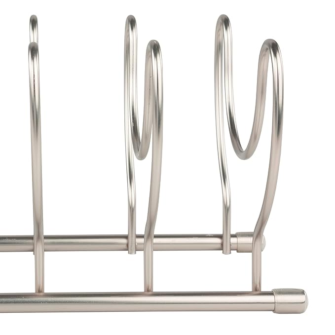 Spectrum Diversified Euro Lid Organizer, Plate Rack, Lid Holder, Rounded, Satin Nickel