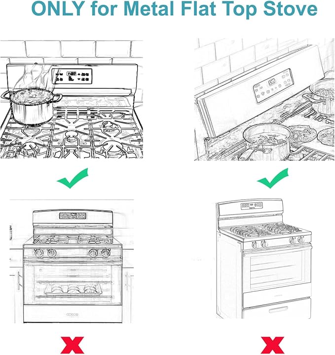 Magnetic Spice Rack, Adjustable Stove Top Shelf for Kitchen Storage/Organizer, Fit for Various Flat Top Stove