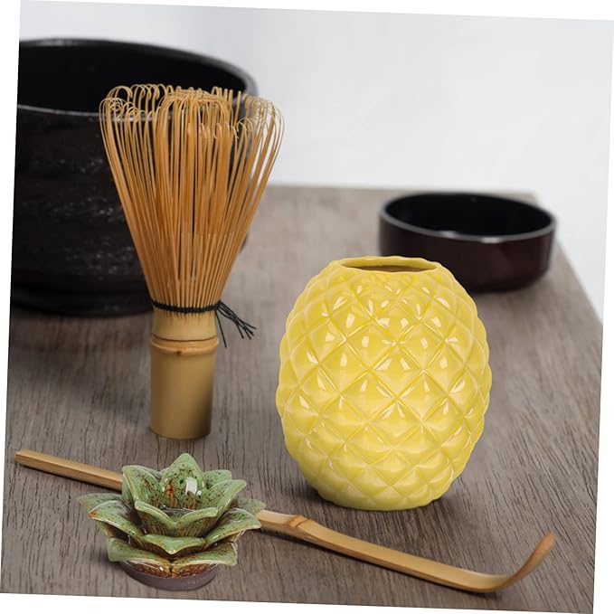 Pineapple Tea Cookie Storage Jar Tea Jars for Loose Tea Mini Ceramic Canisters Snacks Jar Handmade Containers & Storage Containers with Lids Ceramics Ceramic Pot Seal Travel