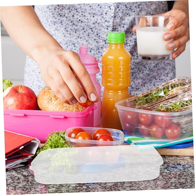 2 Pcs Transparent Food Storage Boxes with Lid for Refrigerator, Meat Container, Bacon Keeper, Stackable Cold Cuts and fruits Storage Containers for Fridge,Fridge Organizers