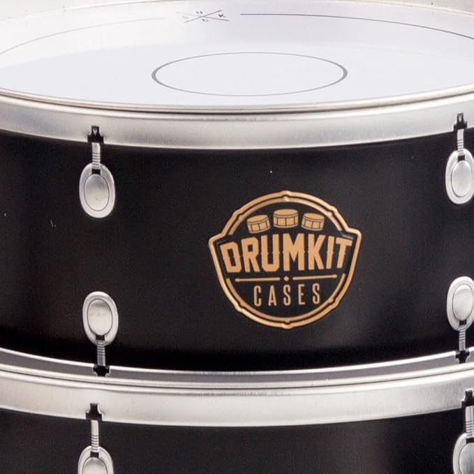 Suck UK - Drum Kit Storage Tin Set | Biscuit Tin Drums | Cake Storage Tins | Nesting Cake Tins Sets | Drummer Gifts & Music Lover Gifts | Stackable Storing Boxes With Lids | Rock Star Food