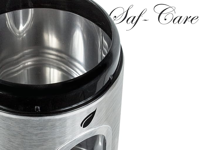 Stainless Kitchen Canisters - Modern Kitchen Decoration of Canister Set with Multiple Preservation Purposes by Tight Sealed Lids, Good for Wedding Gifts Kitchen Canisters Set of 3(SC-001)