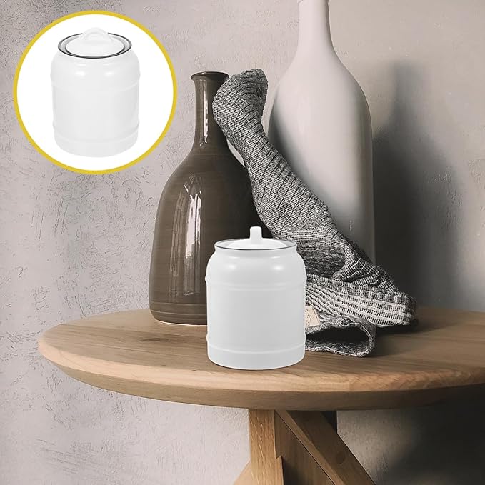 DOITOOL Ceramic Food Storage Jar Loose Tea Leaf Canister Cookie Jars Sealing Food Container with Lids for Tea Candy Cookie Sugar Flour Coffe Beans