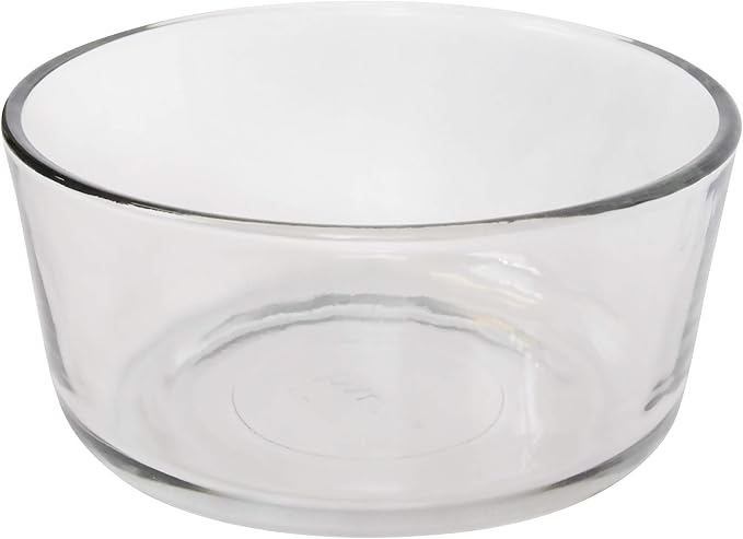 Pyrex Simply Store 7201 Round Clear Glass Storage Container - 2 Pack Made in the USA