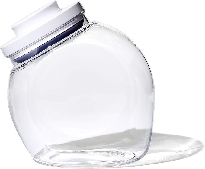 OXO Good Grips 3.0 Qt POP Medium Cookie Jar - Airtight Food Storage - for Snacks and More, White and Clear