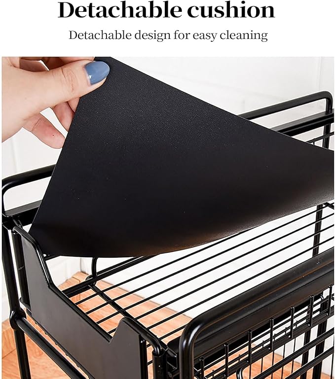 Under Sink Organizer,2 Pack Pull-Out Kitchen Bathroom Organizer Spice Rack with Sliding Drawer 2 Tier Storage Rack for Food Storage Room Makeup(2, Small)