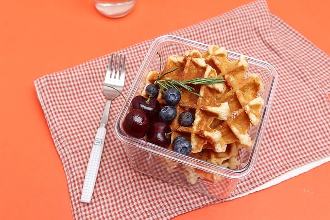 Airtight Food Storage Container With Lid (40.6 oz) - Leak-Proof Large container| BPA-Free | Meal Prep | Microwave, Freezer and Dishwasher Safe | Kitchen Fridge Organizer Boxes | Fresher Food