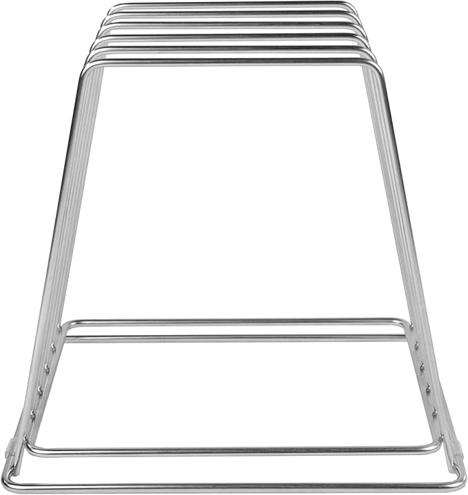 Professional Kitchen Cutting Board Organizer, 1" Slot Stainless Steel Rack NSF Fits Baking Sheets