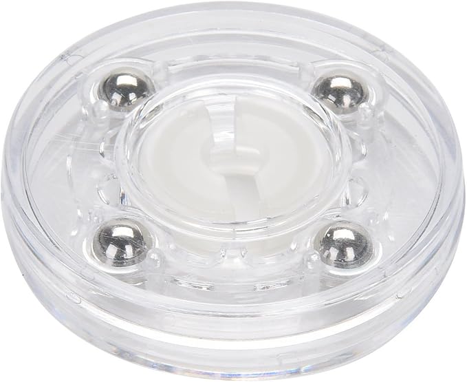 TamBee 4PCS 2Inch Acrylic Lazy Susan Turntable Organizer Revolving Display Base White Acrylic for Spice Rack Table Cake Kitchen Pantry Decorating