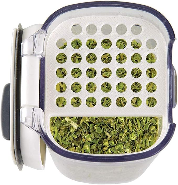 Progressive International PKS-410 Prepworks ProKeeper Seasoning Keeper Spice Airtight Food Storage Containers, Clear (2 Pack)
