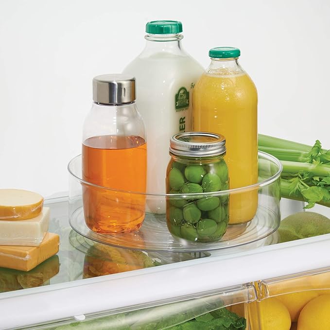 iDesign Fridge/Freeze Binz Turntable, Clear