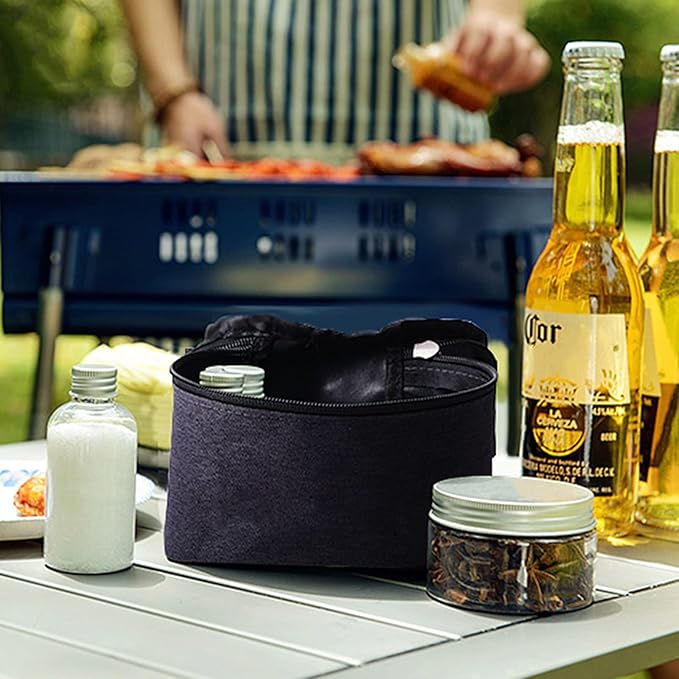 Portable Empty Spice Set, 3 Size Camping Travel Spice Bottles Moisture Proof Condiment Container with Lid, Go for Picnic Weekend Travel, Hunting and Camping with Friends
