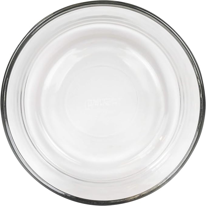 Pyrex Simply Store 7201 Round Clear Glass Storage Container - 2 Pack Made in the USA