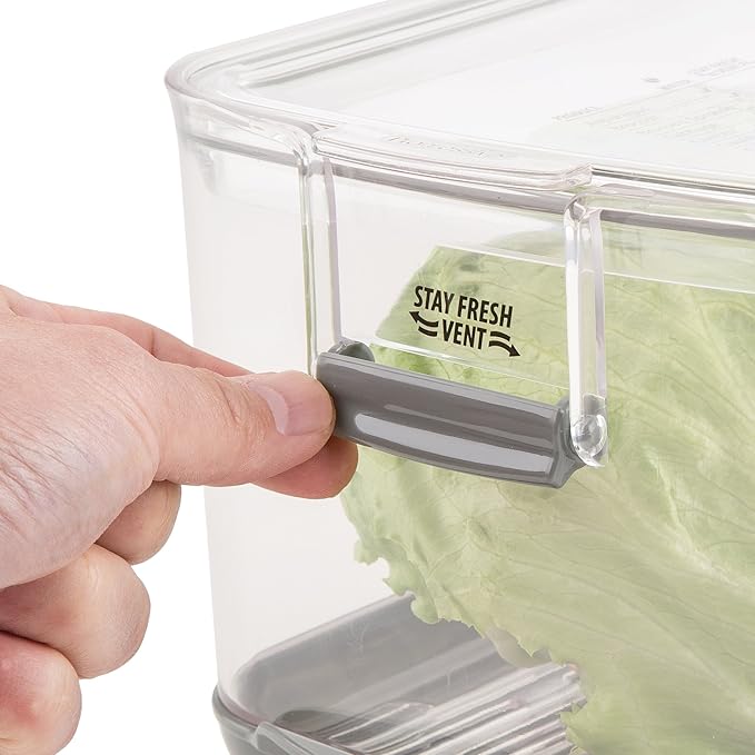 ProKeeper Produce Storage Container with Stay-Fresh Vent System – 5.7 Quarts, Airtight for Fruits & Vegetables