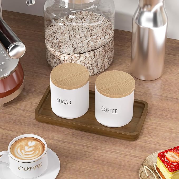 Weenson Small Bathroom Vanity Tray for Countertop Makeup Perfume Jewelry Decor Candle Keys, Bamboo Kitchen Tray for Soap Dispenser Spice, Small Toilet Tray for Sink 7.9" L x 4" W x 0.79" H Brown