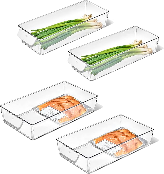 OXO Good Grips 4-Piece Fridge Storage Bin Starter Set