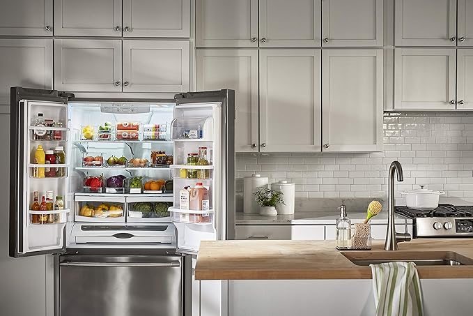 Spectrum Hexa in-Fridge Large Refrigerator Organizer Bin for Storage and Organization of Fruit Vegetables Produce and More, 15 x 6 x 4.25