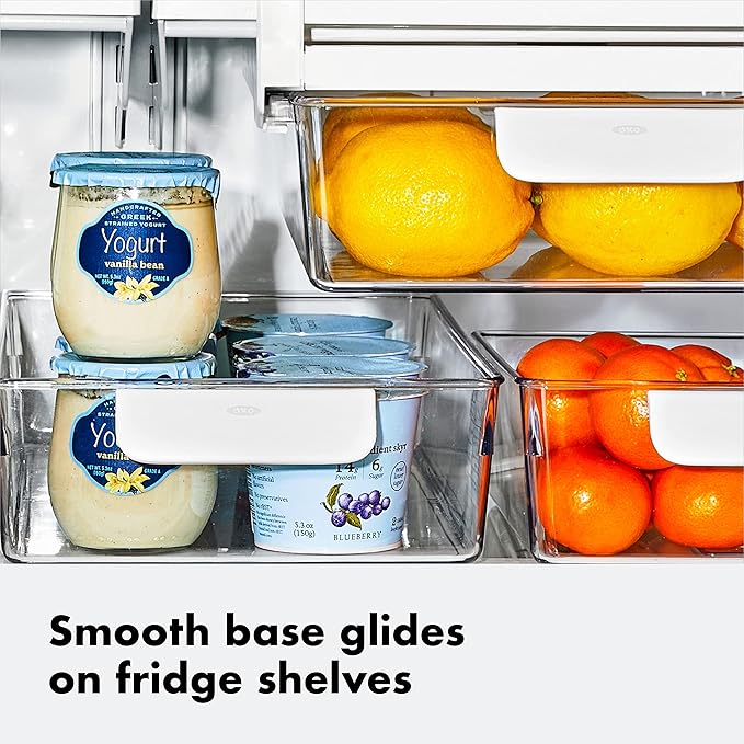 OXO Good Grips 4-Piece Fridge Storage Bin Starter Set