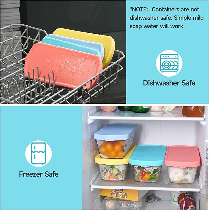 2 Packs Fridge Organizer Food Storage Containers Bins Compatible with Fullstar Chopper, Veggie Container, BPA-Free Food-grade, Clear Veggie Prep Containers, Airtight Food Containers for Chopped Veggie