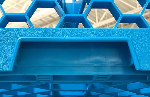 Carlisle FoodService Products Opticlean Flatware Rack Dishwashing Tray for Kitchens and Restaurants, Plastic, 18.25 Inches, Blue