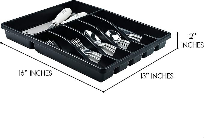 Galashield Silverware Organizer for Kitchen Drawers Flatware Utensils and Cutlery Tray