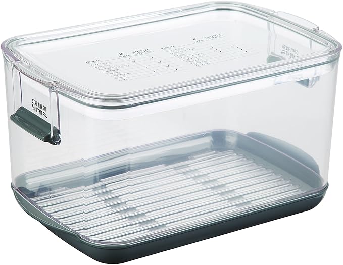ProKeeper Produce Storage Container with Stay-Fresh Vent System – 5.7 Quarts, Airtight for Fruits & Vegetables