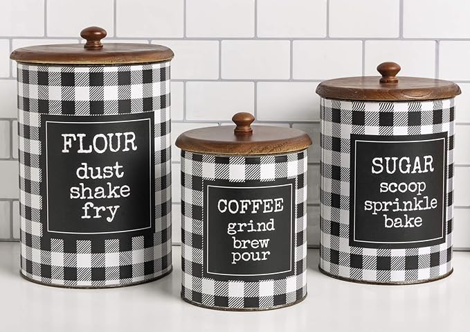 Canister Set - Flour Sugar Coffee