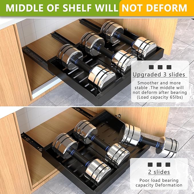 Pull Out Cabinet Organizer 21" Deep Expandable Slide Out Drawer Organizers,No Drill Pull Out Drawers Adhesive with Nano Compatible Framed Cabinets Shelves for Kitchen Pantry Adjustable Width