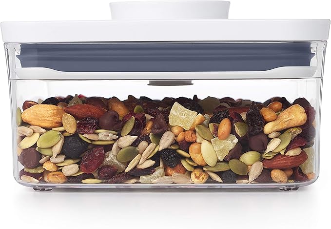 OXO Good Grips POP Container - Airtight Food Storage - Big Square Mini 1.1 Qt Ideal for tea bags, baking supplies, nuts or snacks